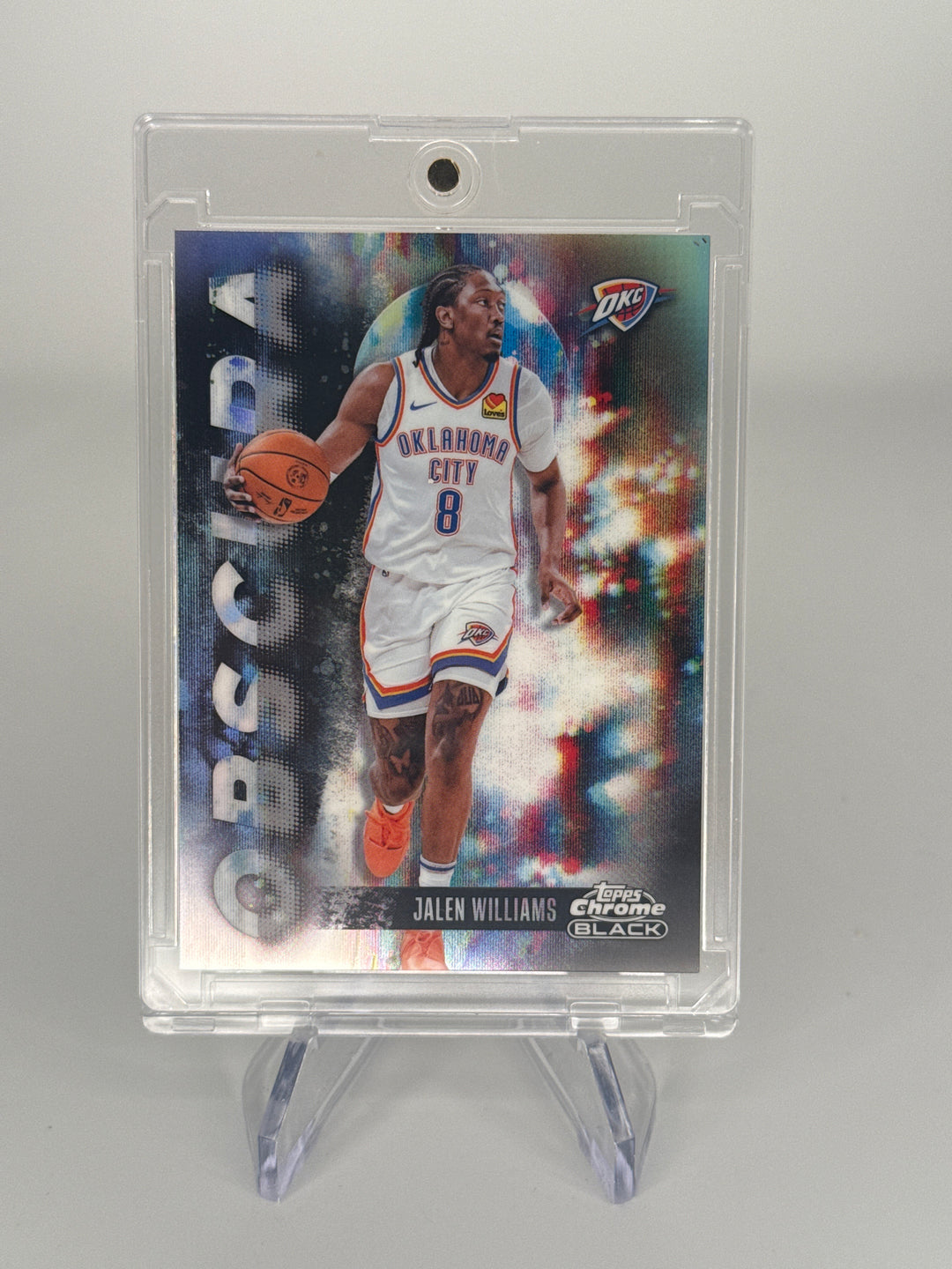 Jalen Williams 2026 Topps Chrome Black OBSCURA SSP Case Hit