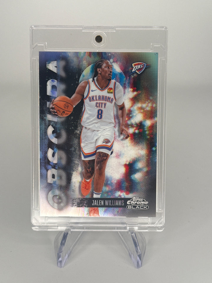 Jalen Williams 2026 Topps Chrome Black OBSCURA SSP Case Hit
