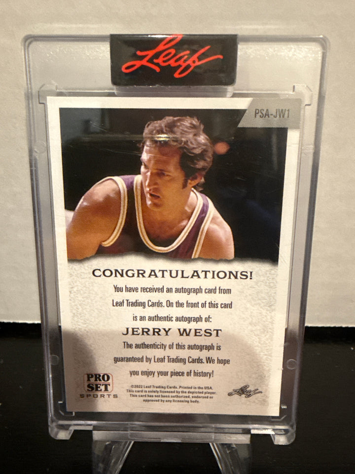 Jerry West 2022 Leaf Pro Set Auto