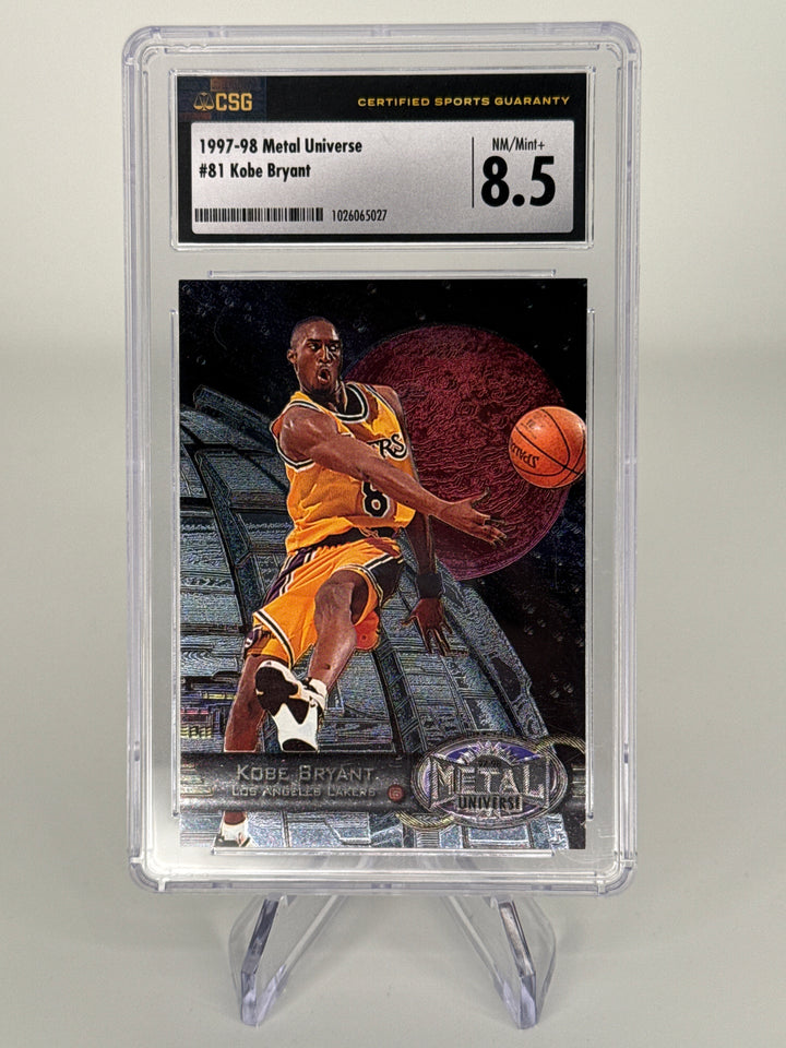 Kobe Bryant 1997 Metal Universe, CSG 8.5
