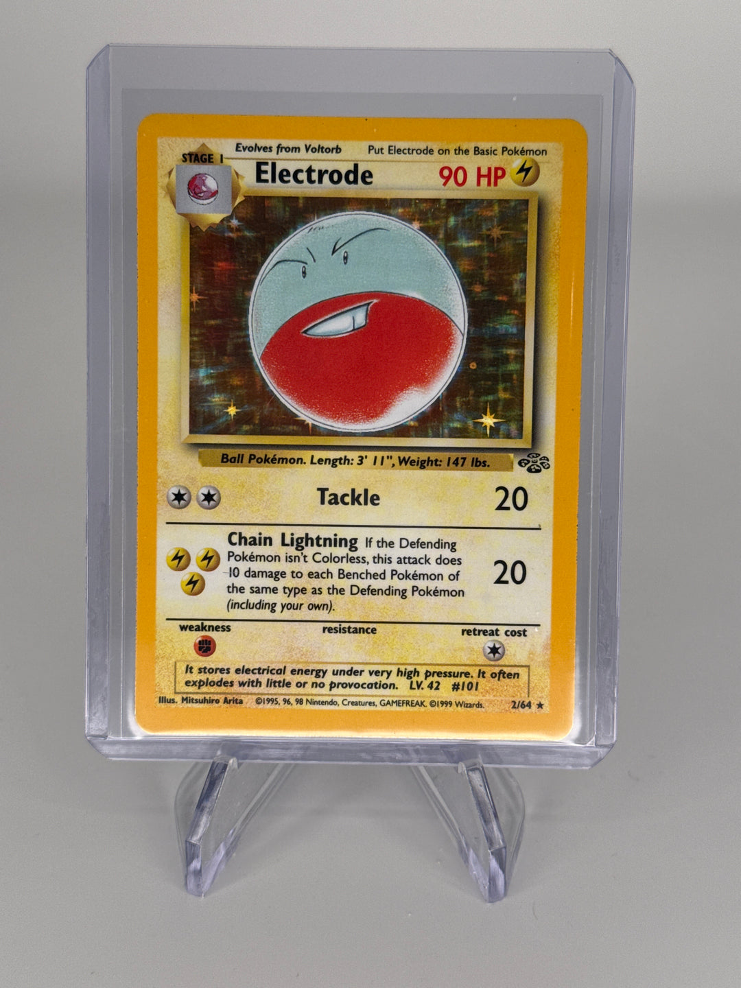 Pokemon TCG 1999 Electrode Jungle Set Holo, 2/64