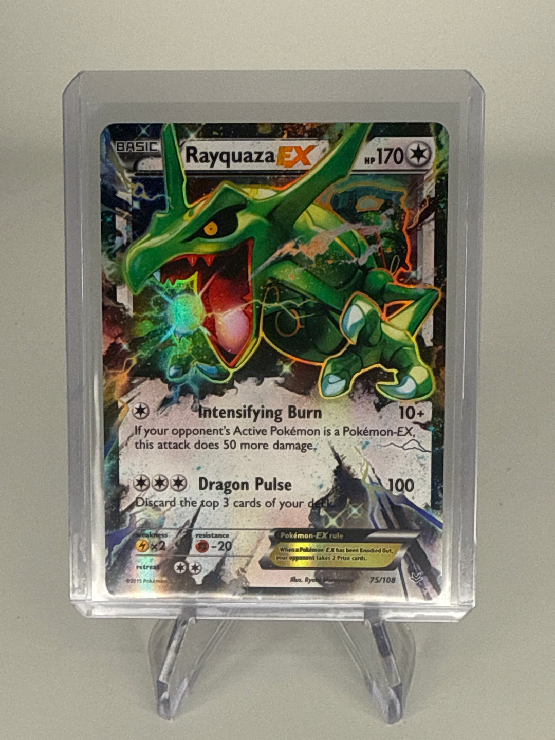 Pokemon TCG 2015 Rayquaza EX Roaring Skies Ultra Rare, 75/108