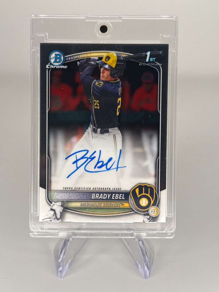 Brady Ebel 2025 Bowman Chrome 1st Auto