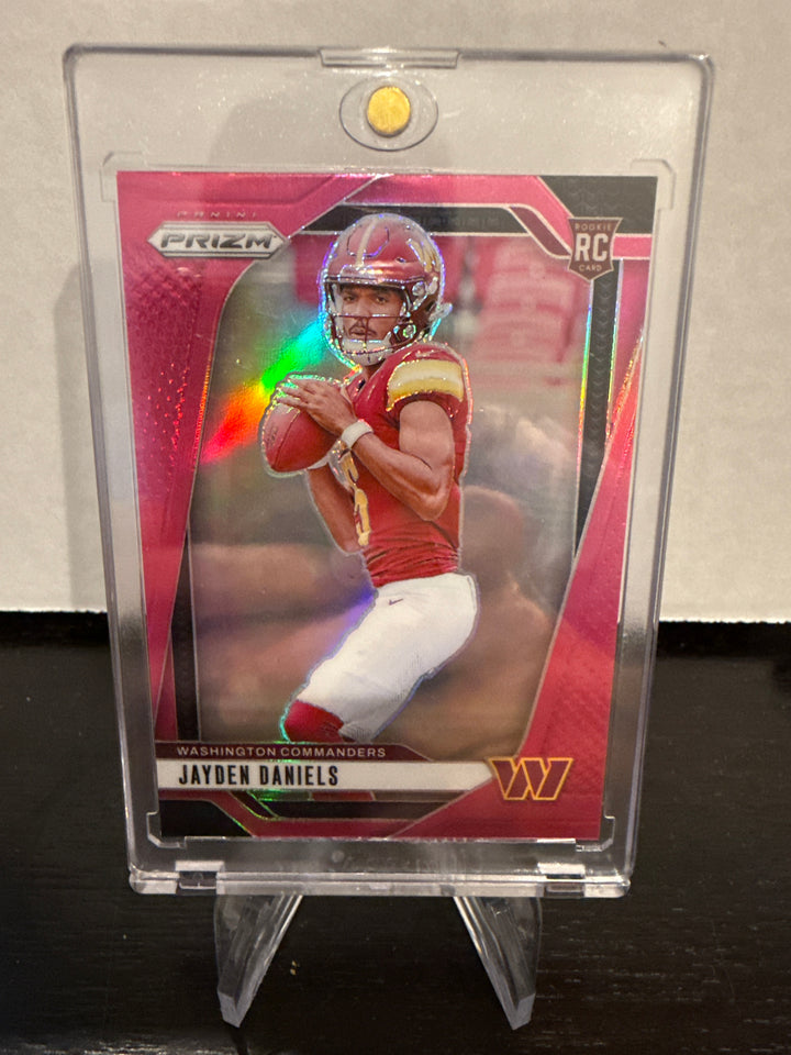 Jayden Daniels 2024 Panini Prizm Pink Holo Rookie