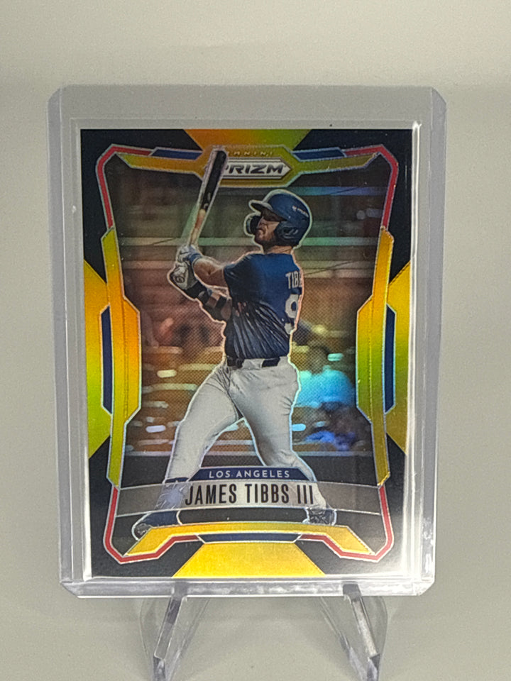 James Tibbs 2026 Panini Prizm Black/Gold Prizm, 5/5