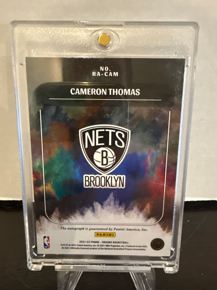 Cameron Thomas 2021-2022 Panini Origins Rookie Auto
