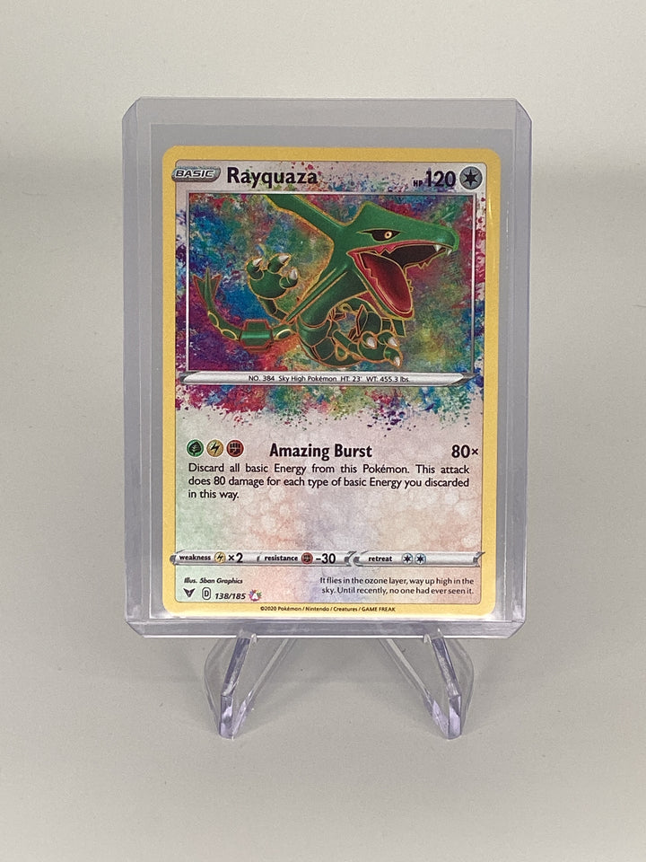 Pokemon TCG 2020 Rayquaza Amazing Rare Vivid Voltage, 138/185