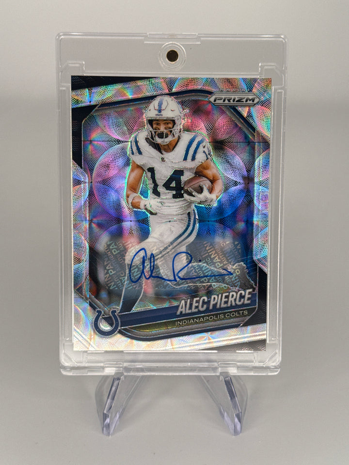 Alec Pierce 2025 Panini Prizm Scope Prizm Auto, 012/100