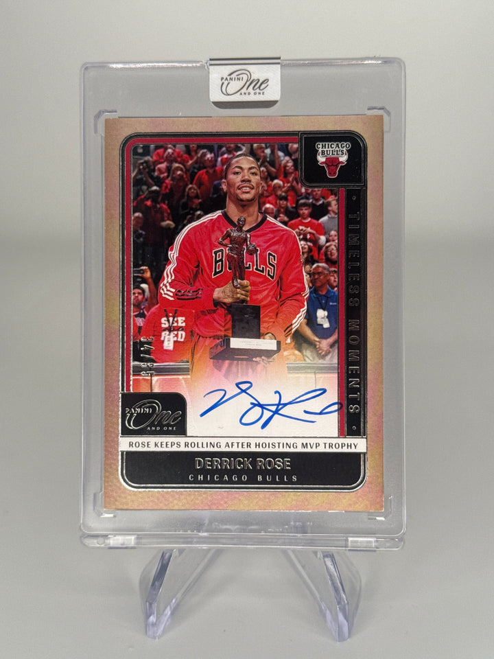 Derrick Rose 2025 Panini One & One Timeless Moments Auto, 34/35