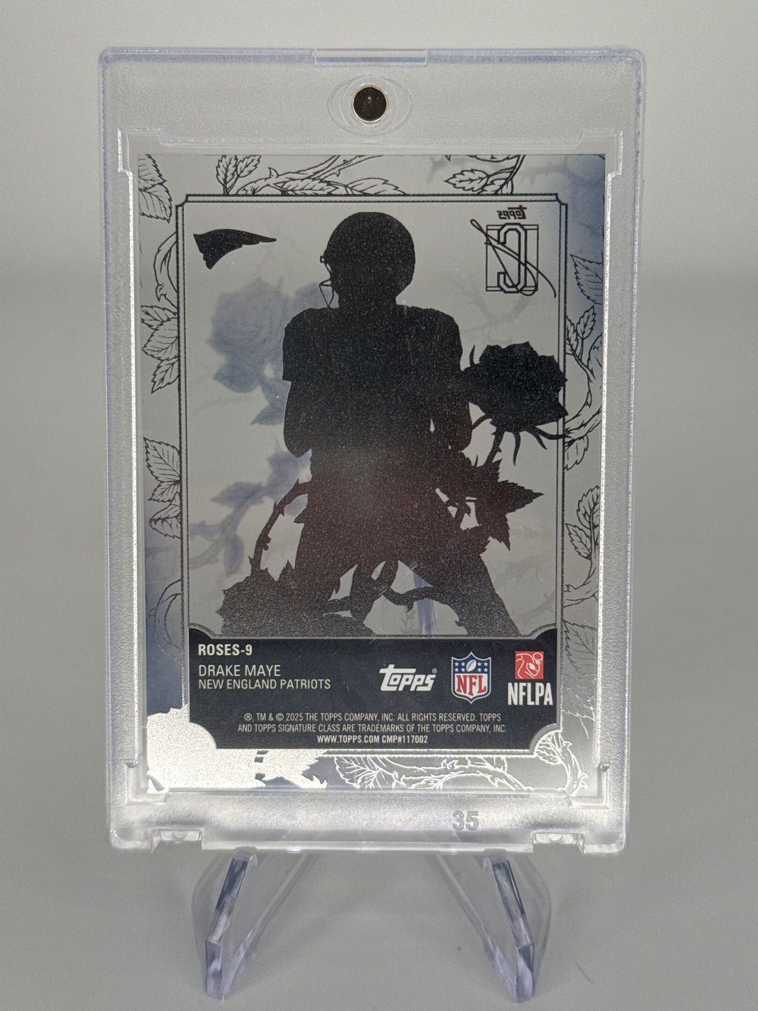 Drake Maye 2025 Topps Signature Class Roses SSP Case Hit