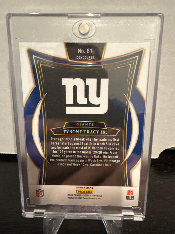 Tyrone Tracy Jr 2024 Panini Select SSP Zebra Rookie