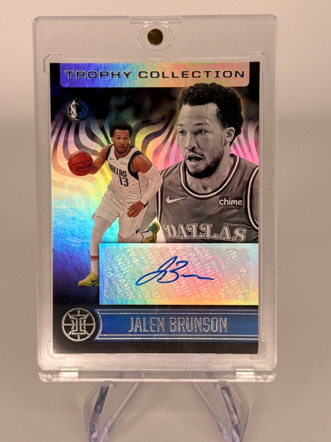 Jalen Brunson 2021 Panini Illusions Trophy Collection Auto