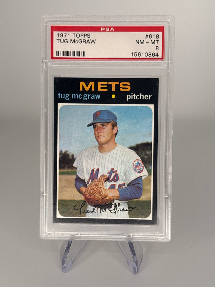Tug McGraw 1971 Topps, PSA 8