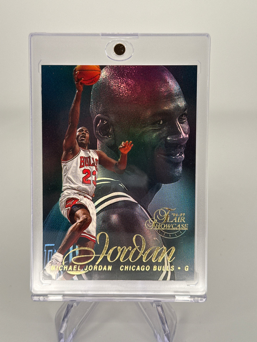 Michael Jordan 1997 Flair Showcase Row 2 Seat 23