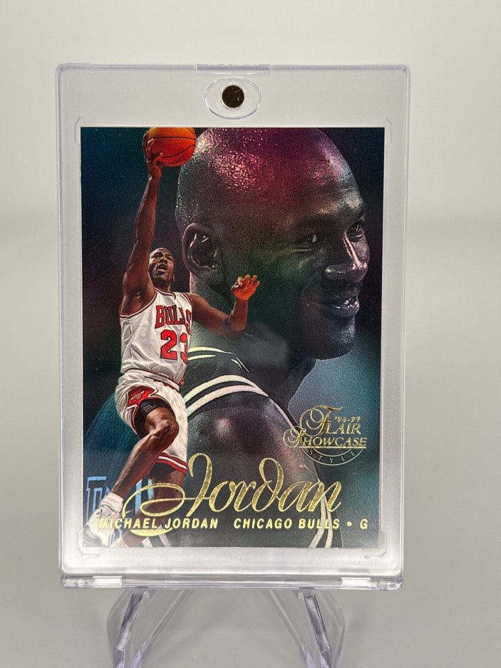 Michael Jordan 1997 Flair Showcase Row 2 Seat 23