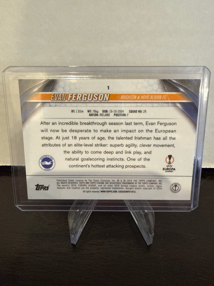 Evan Ferguson 2024 Topps Chrome Future Stars Black Refractor, 01/10