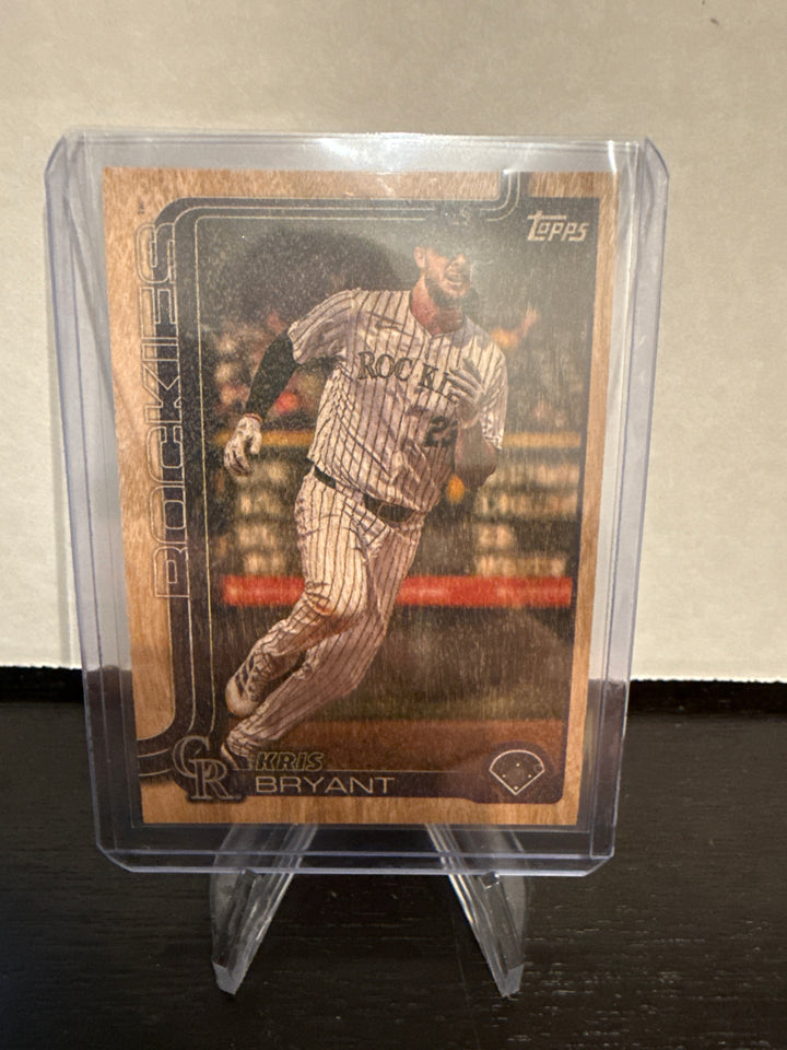 Kris Bryant 2025 Topps Series Two Wood, 12/25