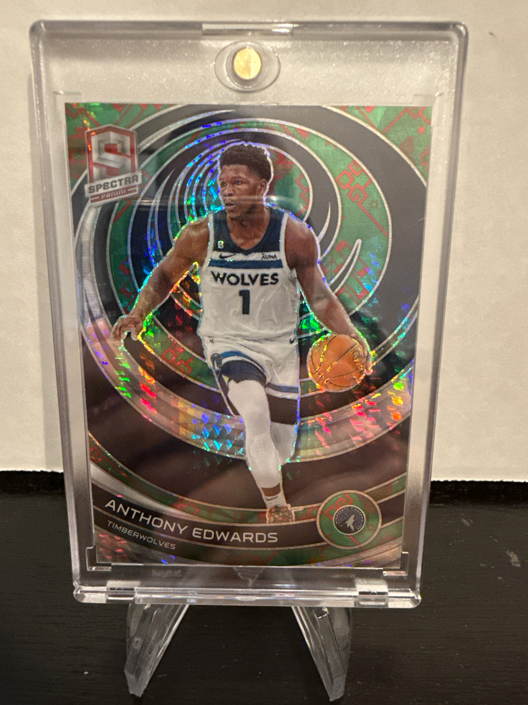 Anthony Edwards 2022 Panini Spectra Lucky Envelopes, 4/8