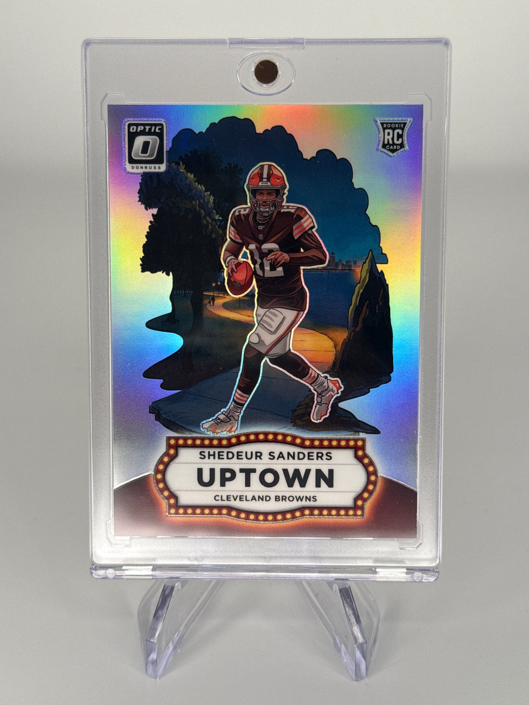 Shedeur Sanders 2025 Panini Donruss Optic Uptown SSP Case Hit Rookie