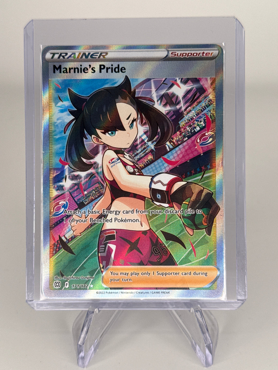 Pokémon TCG 2022 Marnie's Pride Brilliant Stars Full Art Trainer, 171/172