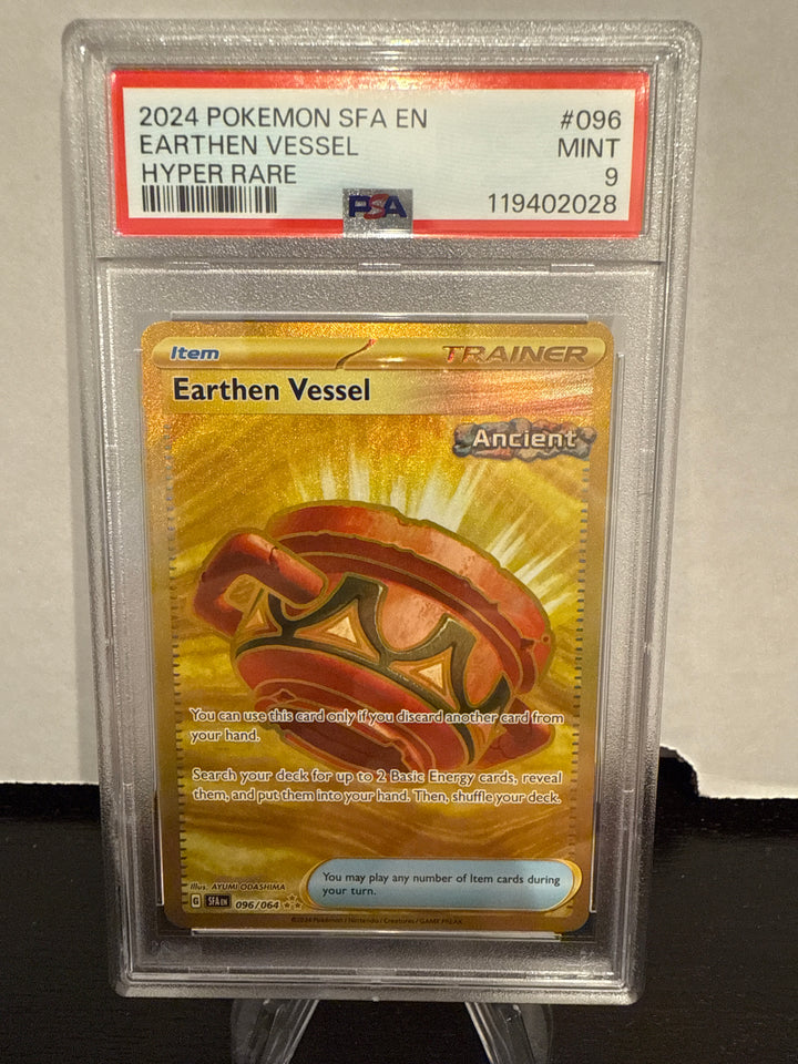 Pokemon TCG 2024 Earthen Vessel Shrouded Fable Secret Rare, 096/064, PSA 9 Mint