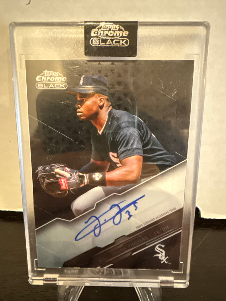Frank Thomas 2020 Topps Chrome Black Auto