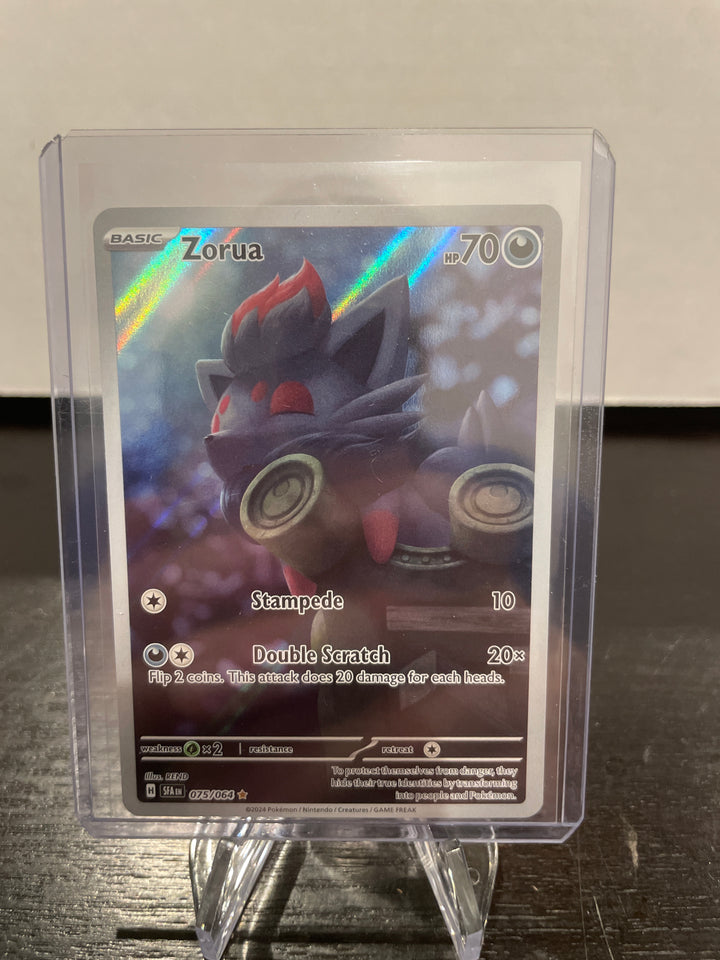 Pokémon TCG 2024 Zorua Shrouded Fable Secret Illustration Rare Full Art, 075/064