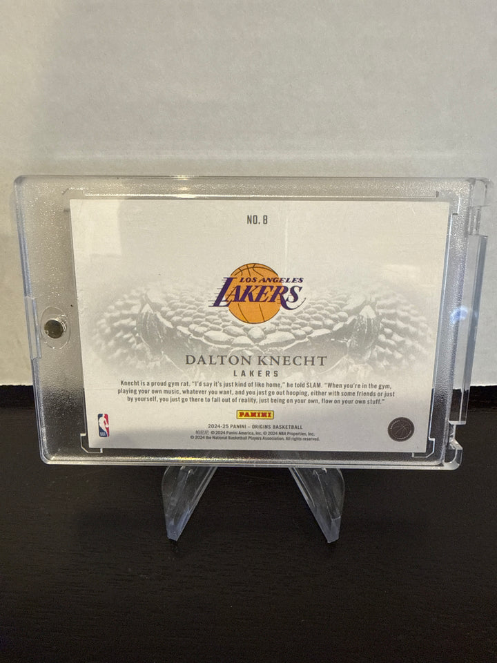 Dalton Knecht 2024 Panini Origins SSP Snake Eyes Case Hit Rookie