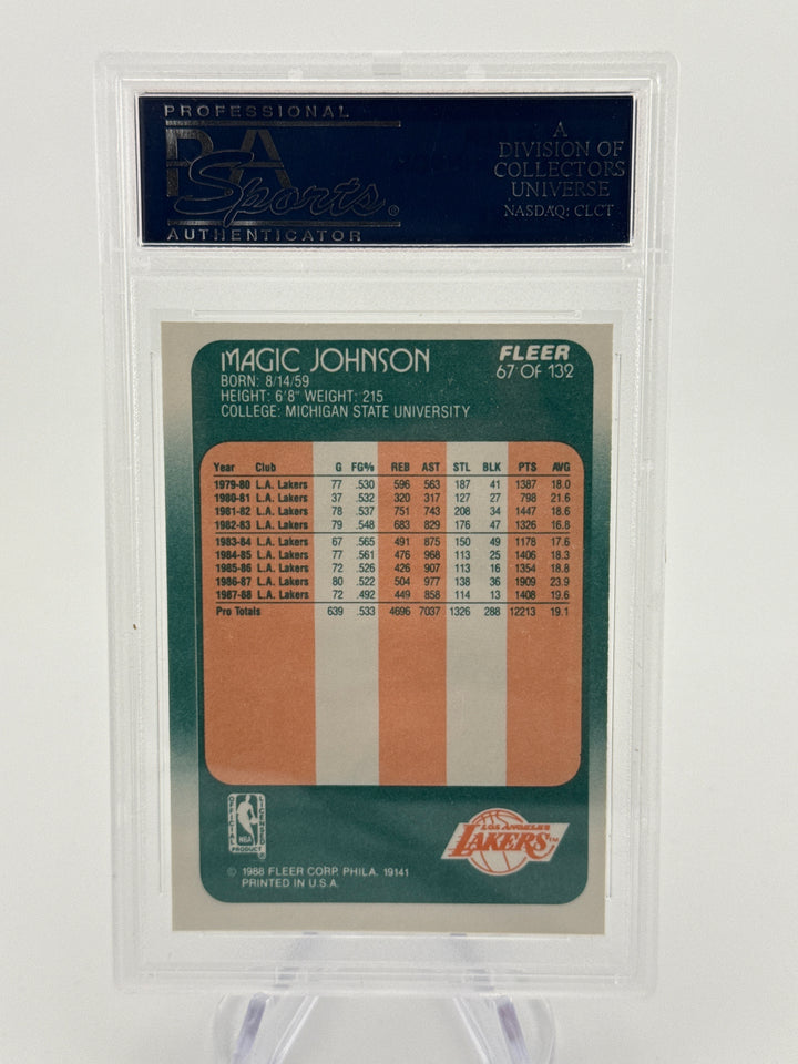 Magic Johnson 1988 Fleer, PSA 10 Gem Mint