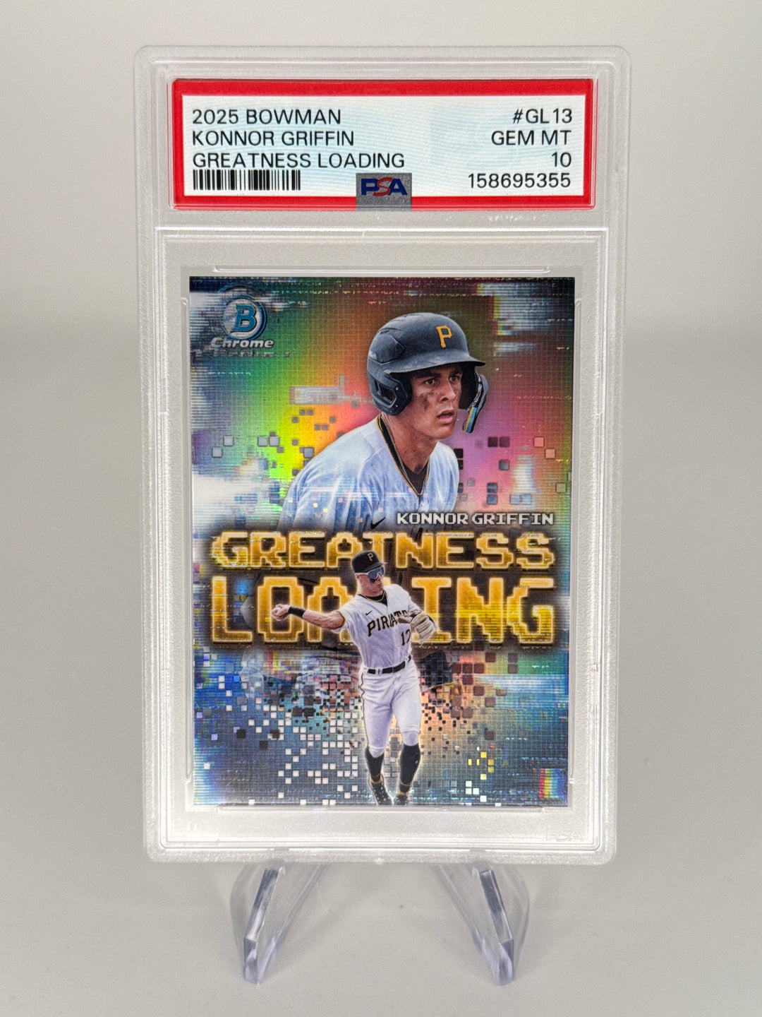 Konnor Griffin 2025 Bowman Chrome Greatness Loading, PSA 10 Gem Mint