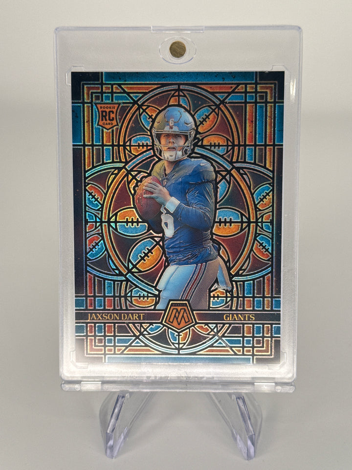 Jaxson Dart 2025 Panini Mosaic Stained Glass SSP Case Hit Rookie