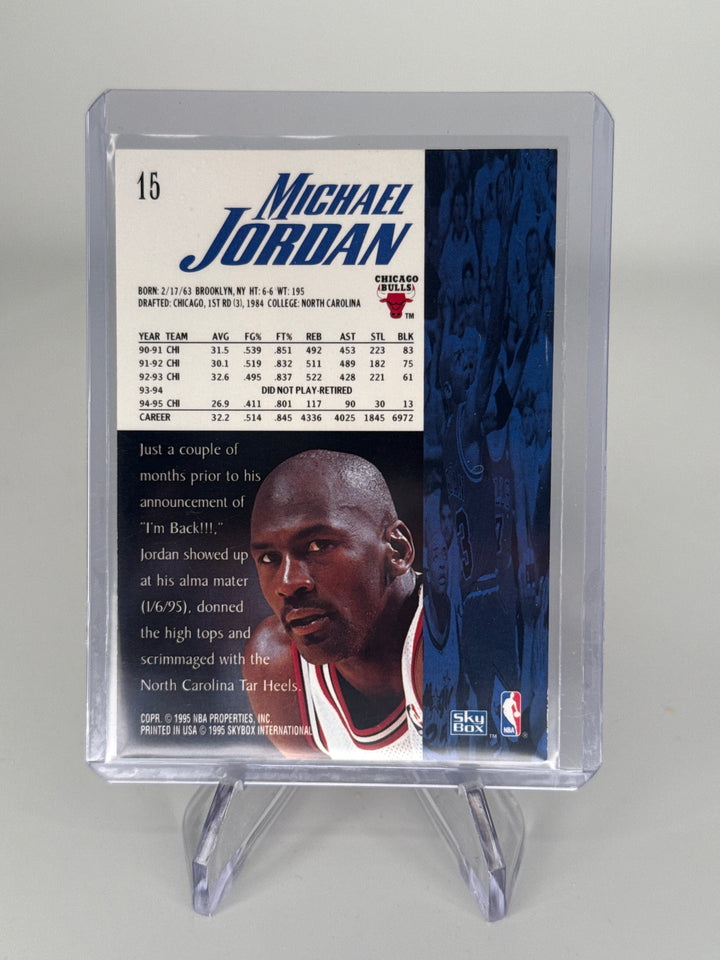 Michael Jordan 1995 Skybox Premium