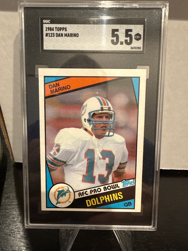 Dan Marino 1984 Topps Rookie Card, SGC 5.5