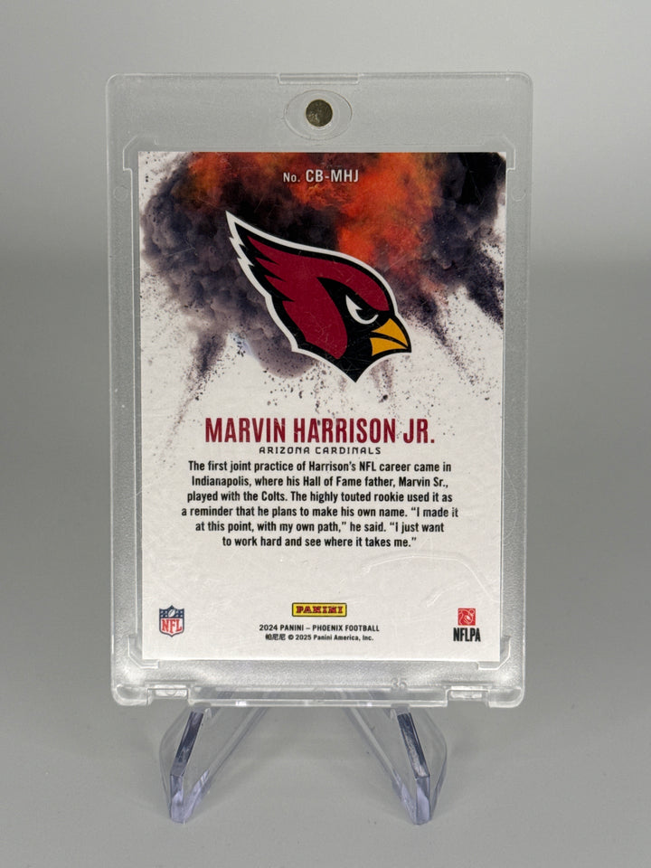 Marvin Harrison Jr 2024 Panini Phoenix SSP Case Hit Color Blast Rookie