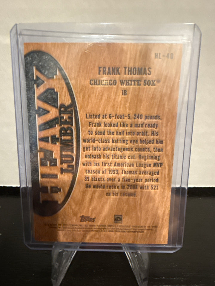 Frank Thomas 2024 Topps Update Heavy Lumber SSP Case Hit