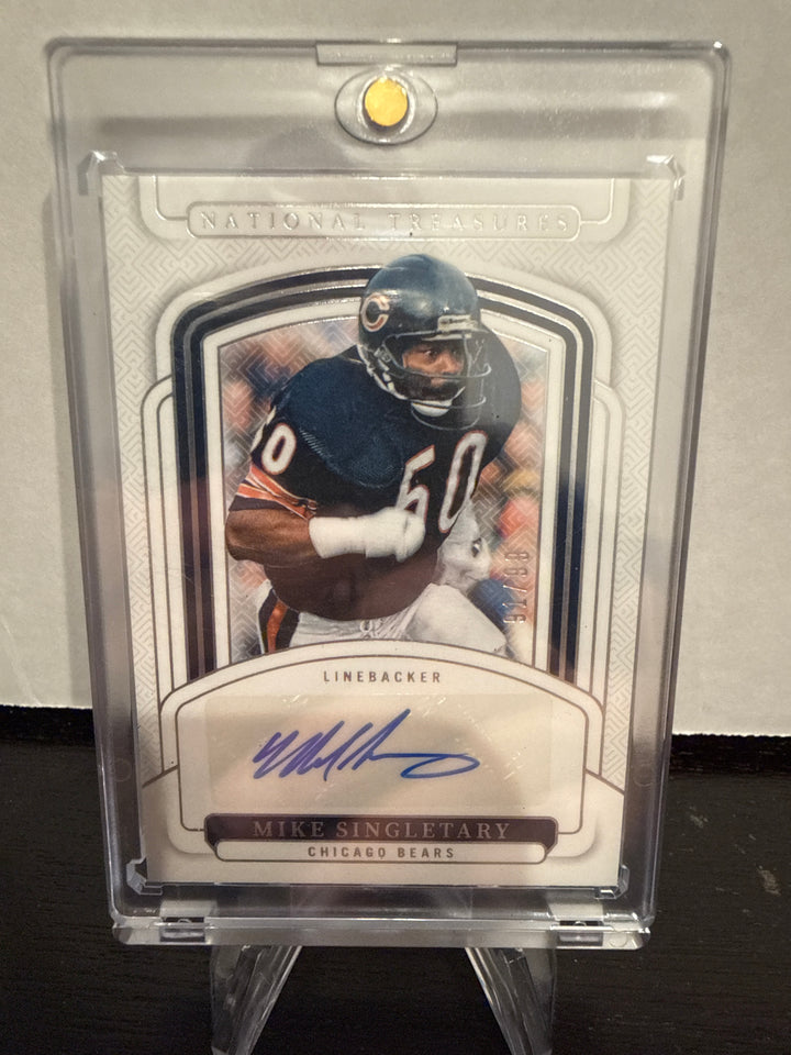 Mike Singletary 2024 Panini National Treasures Auto, 91/99