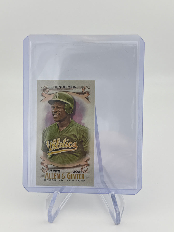 Rickey Henderson 2021 Allen & Ginter Brooklyn Back, 22/25