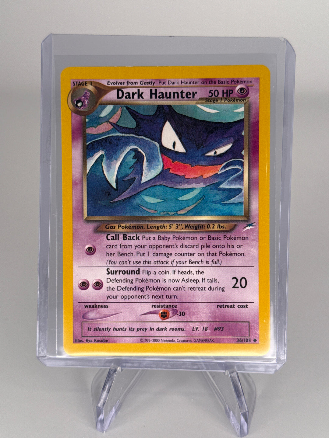 Pokemon TCG 2002 Dark Haunter Neo Destiny, 36/105