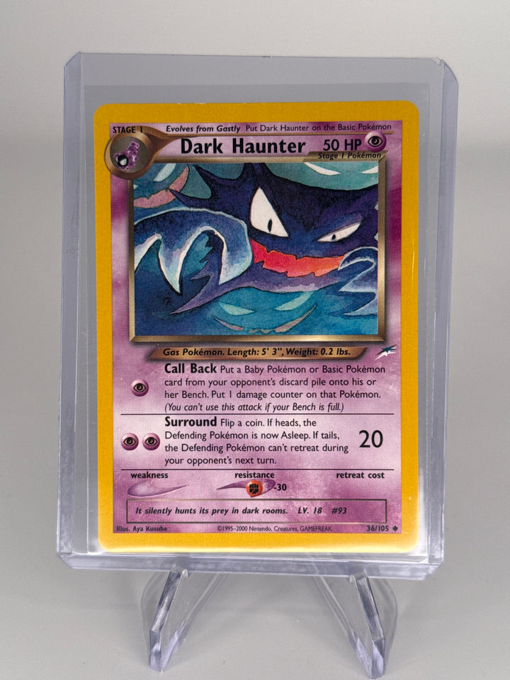 Pokemon TCG 2002 Dark Haunter Neo Destiny, 36/105