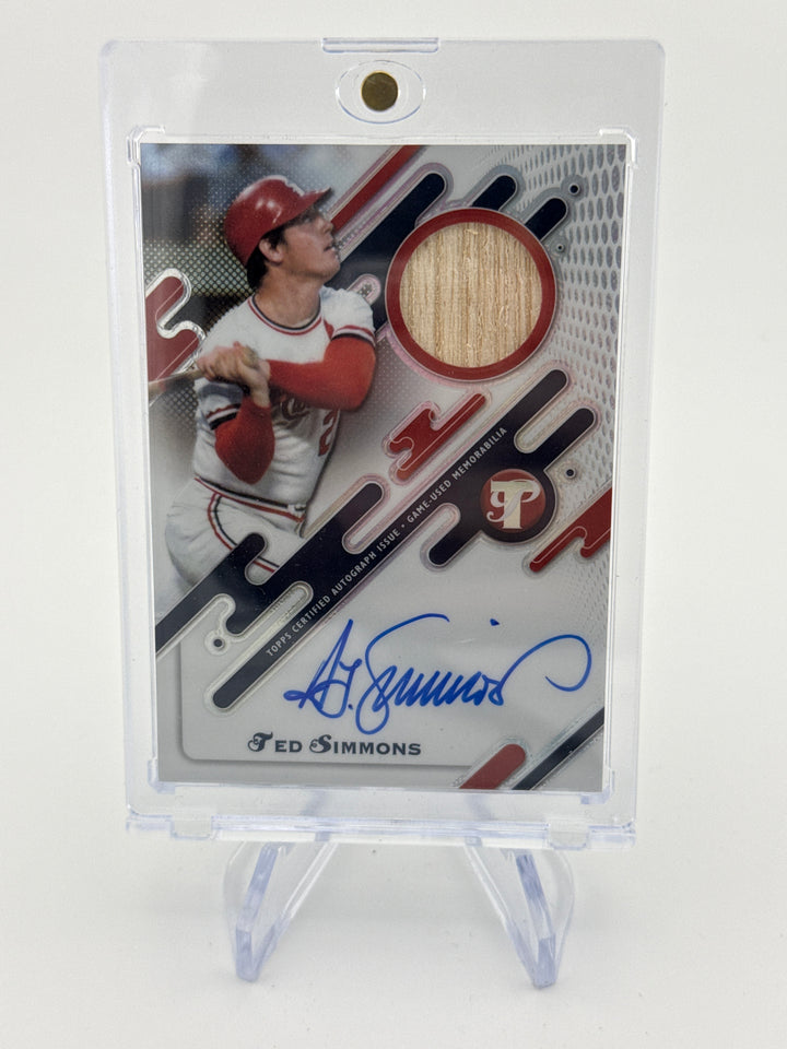 Ted Simmons 2025 Topps Pristine Auto Relic
