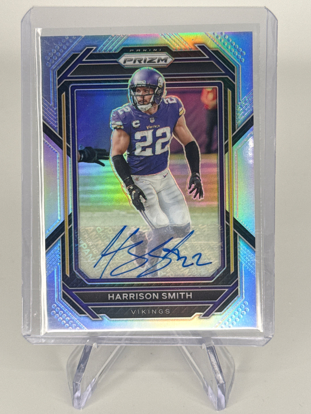 Harrison Smith 2022 Panini Prizm Silver Auto