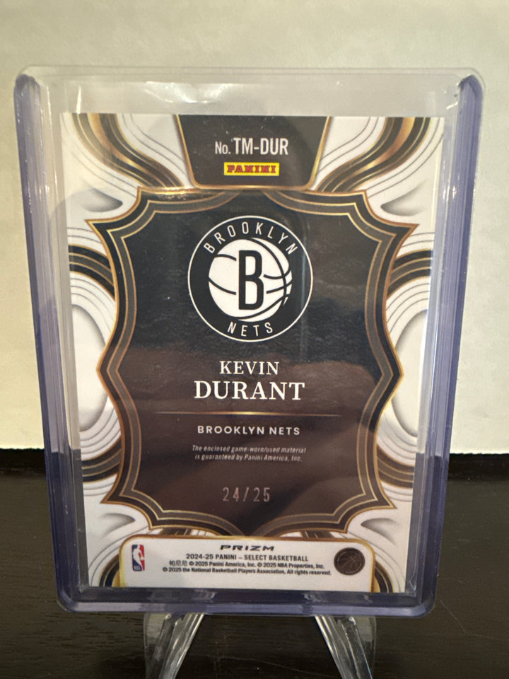 Kevin Durant 2024 Panini Select Tie Die Game Worn Relic, 24/25
