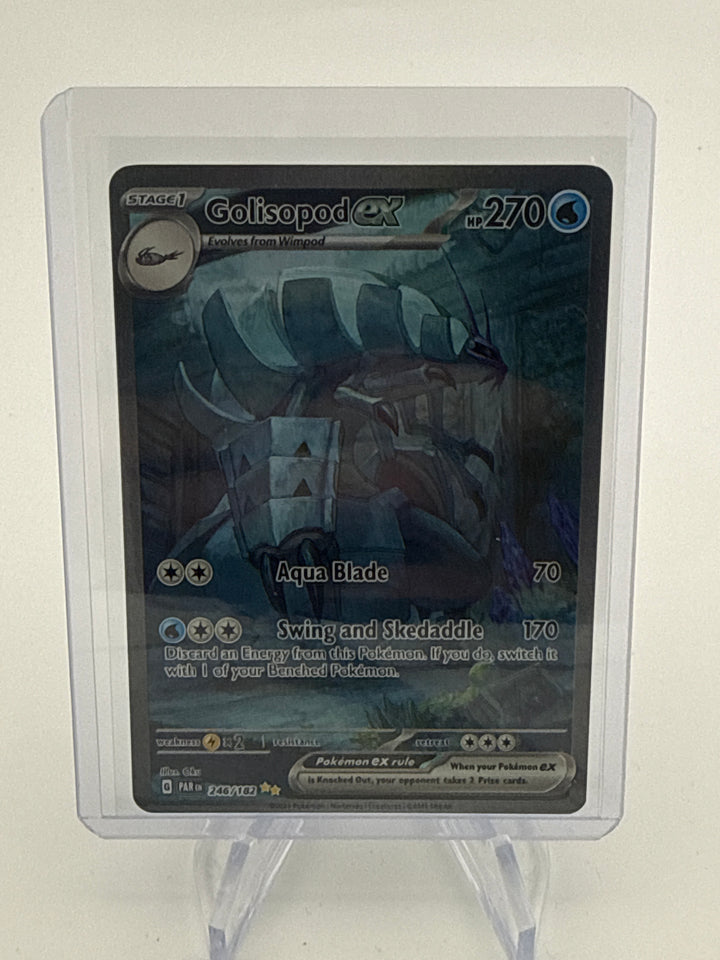 Pokemon TCG 2023 Golisopod EX Paradox Rift Special Rare, 246/182