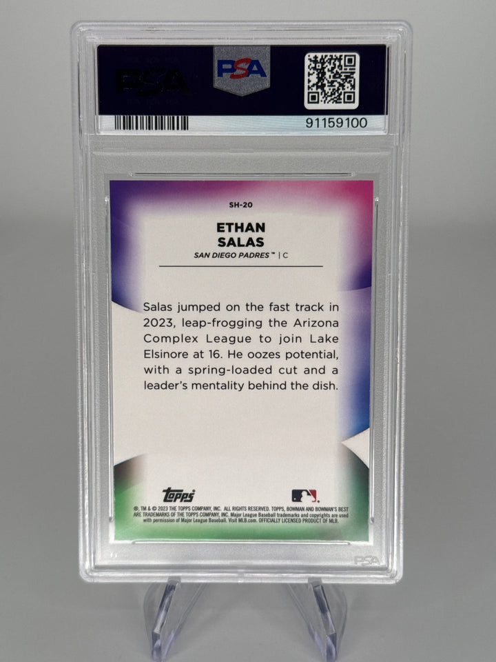 Ethan Salas 2023 Bowman's Best Shellacked, PSA 10 Gem Mint