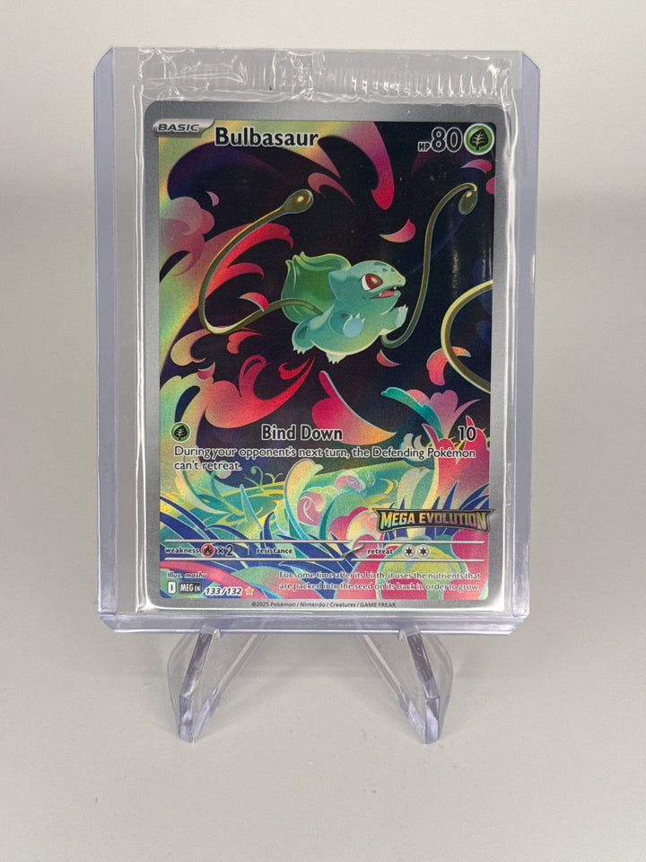 Pokemon TCG 2025 Bulbasaur Mega Evolutions Stamped Sealed Promo, 133/132