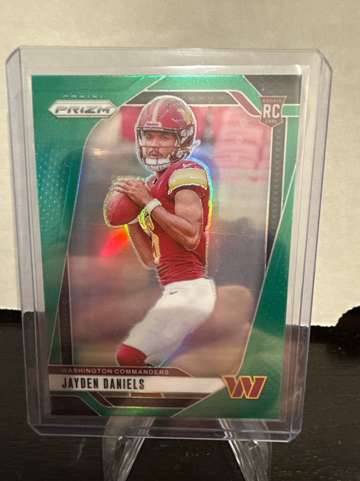Jayden Daniels 2024 Panini Prizm Green Rookie