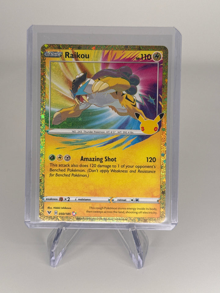 Pokemon TCG 2026 Raikou 30th Anniversary Holo, 050/185