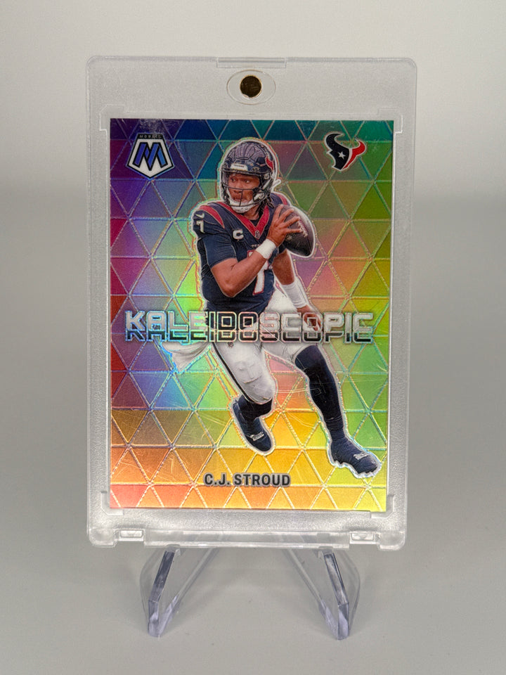 CJ Stroud 2024 Panini Mosaic Kaleidoscopic SSP Case Hit