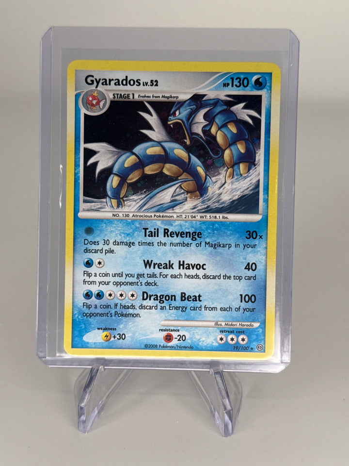 Pokemon TCG 2008 Gyarados Diamond & Pearl Stormfront Holo, 19/100