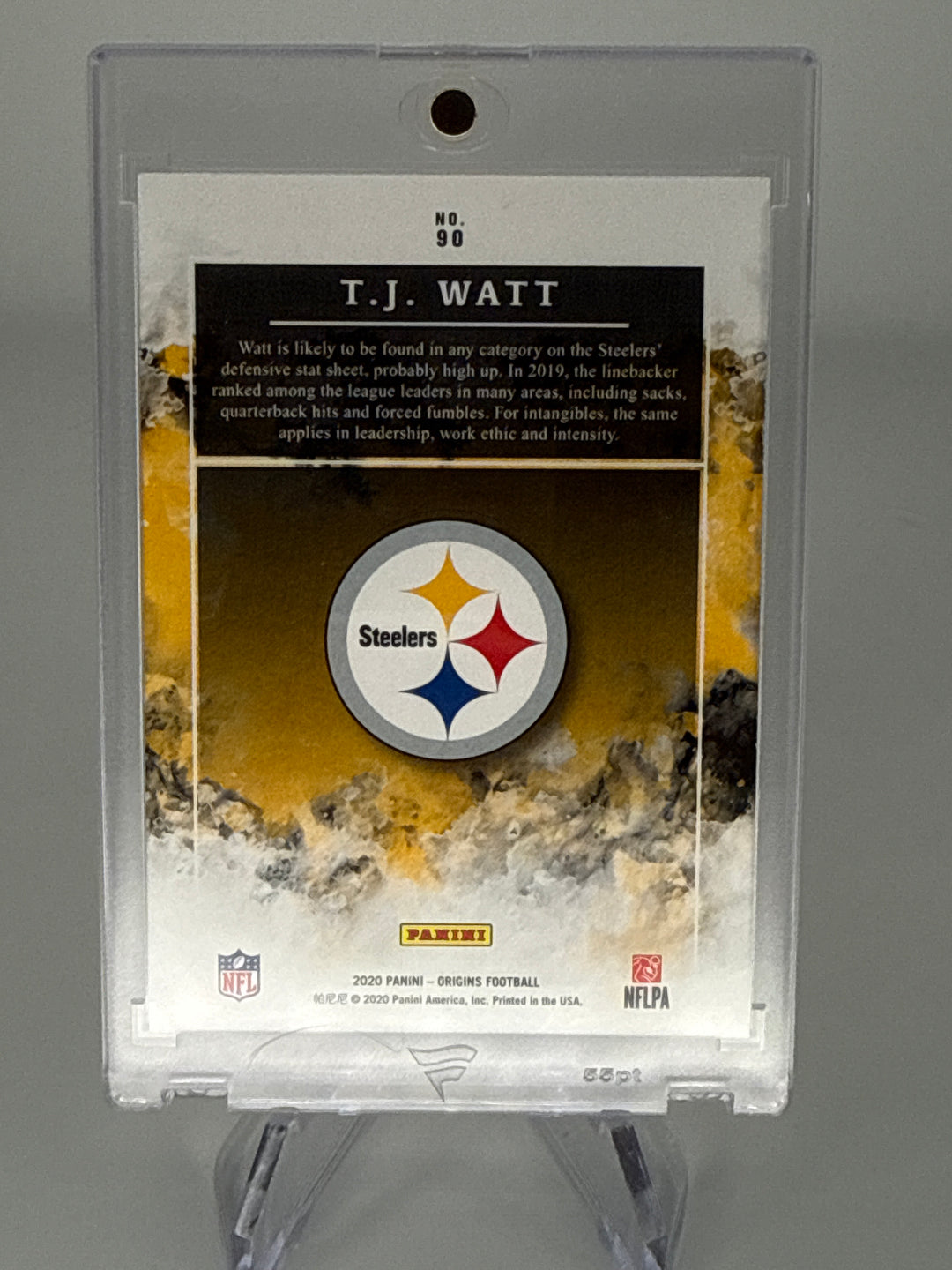 T.J. Watt 2020 Panini Origins Gold, 05/10